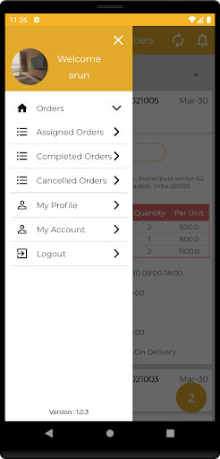 Herbs Driver Screen 2