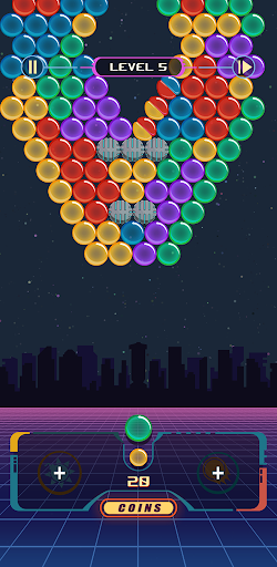 Bubble Shooter Retro 80s