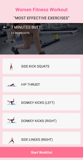 Women Fitness Workout Screen 3
