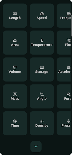Unit Converters Screen 2