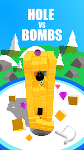 Hole vs Bombs - Block Cather 1.0.8 APK + Mod (Free purchase) for Android