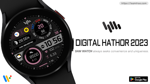 Android application SamWatch Digital Hathor 2023 screenshort
