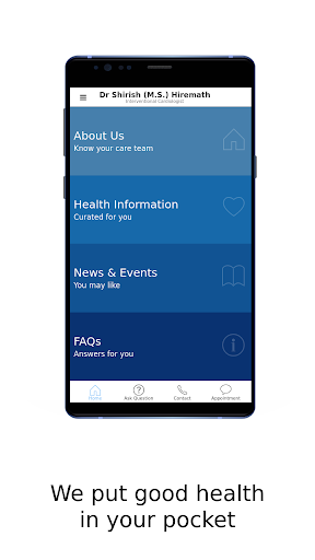 Android application Dr Shirish (M.S.) Hiremath screenshort