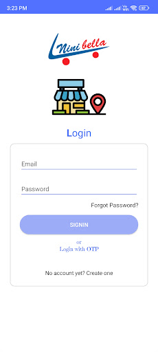 Android application Ninibella Merchant screenshort
