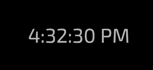 Android application The Only Clock screenshort