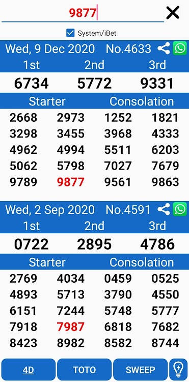 Singapore 4d today results 4D Prediction