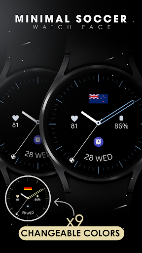 Minimal Soccer watch face Screen 2
