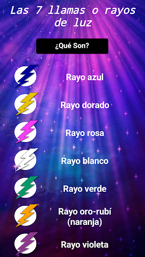 Las 7 llamas o rayos de luz Screen 2