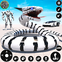 Anaconda Robot Transform Wars Spaceship Robot Game