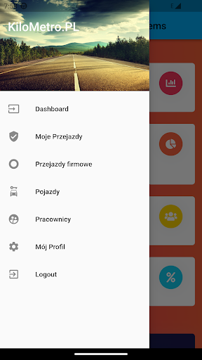 Android application Kilometrówka - Kilometro.pl screenshort