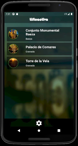 Android application Tifloactiva screenshort