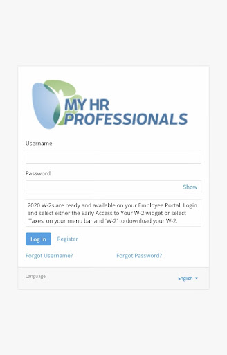 Android application My HR Pros screenshort