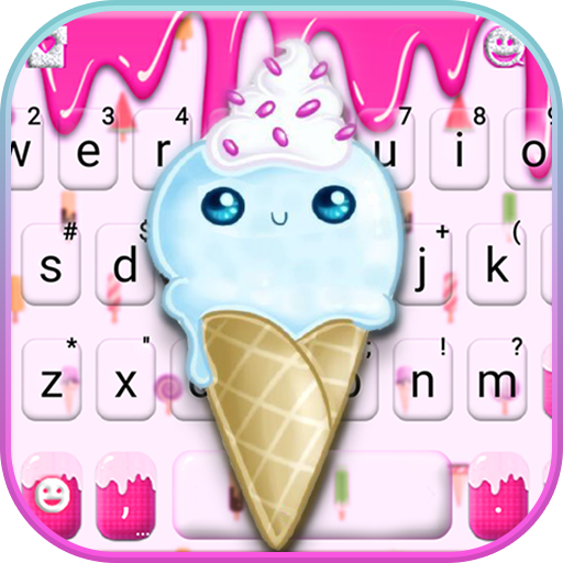 Cute Pinky Food Keyboard Theme logo