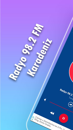 Android application radyo 98.2 fm karadeniz screenshort
