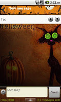 screenshot of Handcent Halloween 2012 Skin
