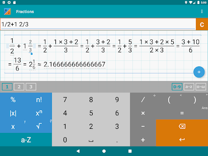 Fraction Calculator + Math PRO Screenshot