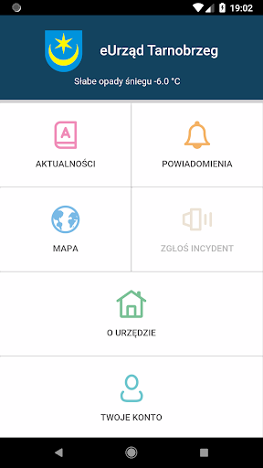 Android application eUrząd Tarnobrzeg screenshort
