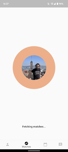 Android application Gather Social screenshort