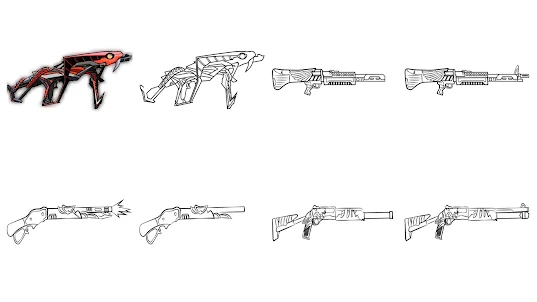 Como desenhar Armas de fogo
