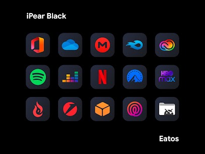iPear Black Icon Pack APK (Patched/Full) 12