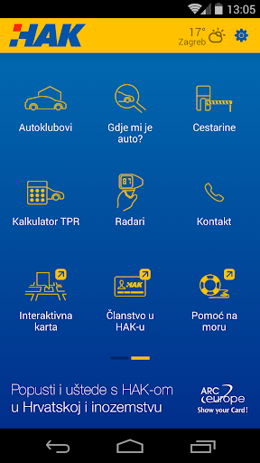 Croatia Traffic Info – HAK Screen 2