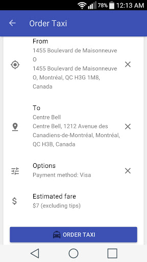 Atlas Taxi Screen 2