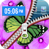 Butterfly Zipper screen lock icon