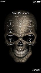 Skull Lock Screen