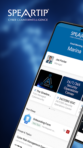 Android application SpearTip: Client Portal screenshort