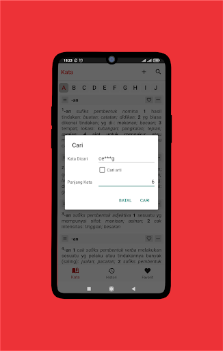 KBBI Kamus Indonesia Cerdas Screen 2
