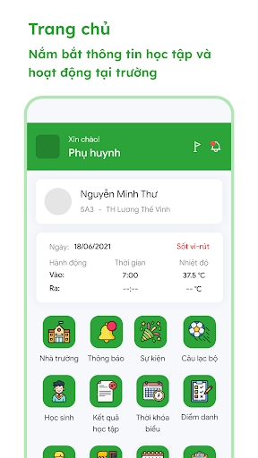 Đi học - Phụ huynh Screen 2