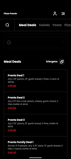 Pizza Pronto Hatfield Screen 3