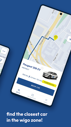 wigo carsharing Screen 2