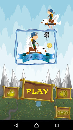 Android application The Bird Rider screenshort
