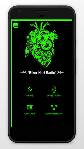 Android application Biker Hart Radio screenshort