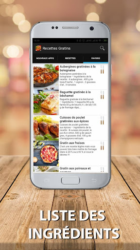 Recettes Gratins Screen 3