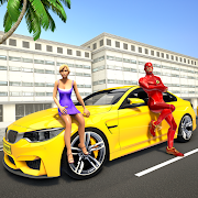 Superhero Taxi Car Driving Simulator - Taxi Games