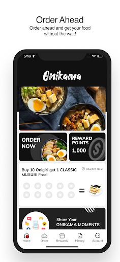 Screenshot of Onikama Ramen Bar