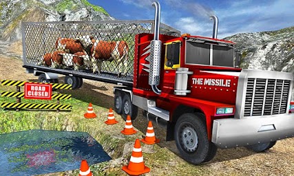 Offroad Farm Animal Truck Driving Game 2020