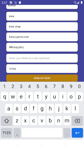 Android application NIYA HOME SOLUTION PARTNER screenshort