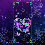 Cover Image of डाउनलोड Rainbow Heart - Wallpaper  APK