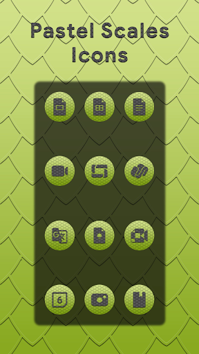 Scales Gray On Green Icons