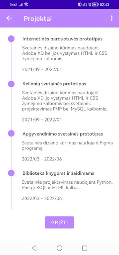 CV Rugile P. Screen 2