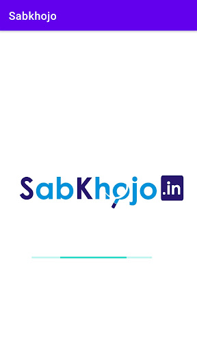 Android application Sabkhojo- Job Portal screenshort
