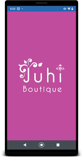 Android application Juhi Boutique screenshort