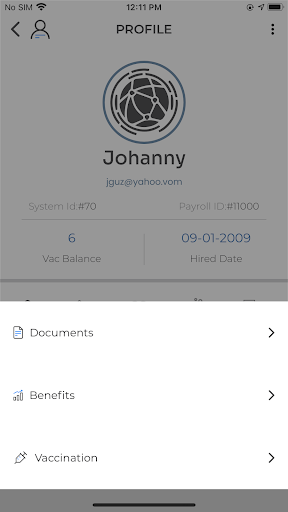 Android application LP Mobile Employee screenshort