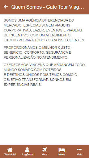 Gate Tour Viagens e Eventos Screen 2