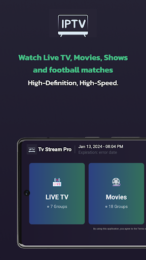 TV Stream Pro : IPTV Player Screen 2