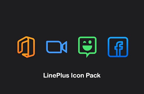 LinePlus Icon Pack Tangkapan layar