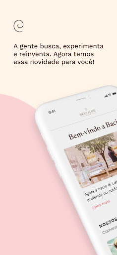 Android application Bacio di Latte screenshort